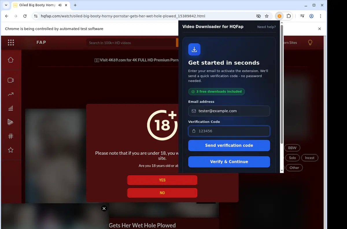 Hqfap Video Downloader screenshot 4